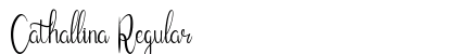Cathallina Regular Font Preview