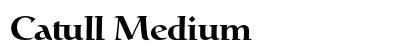 Catull Medium font free download