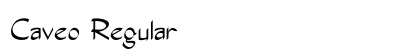 Caveo Regular font free download