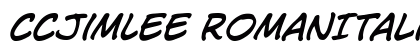CCJimLee RomanItalic preview