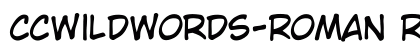 CCWildWords-Roman Roman font free download