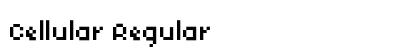 Cellular Regular font free download