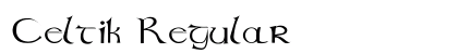 Celtik Regular font free download
