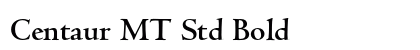 Centaur MT Std Bold font free download