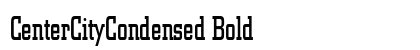 CenterCityCondensed Bold font free download