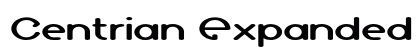 Centrian Expanded Bold Preview