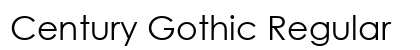 Century Gothic Regular Preview