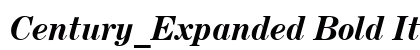 Century_Expanded Bold Italic preview Century_Expanded Bold Italic preview