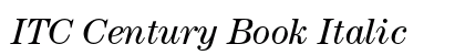ITC Century Book Italic font free download