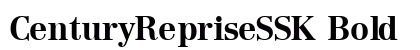 CenturyRepriseSSK Bold Font Preview