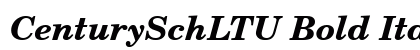 CenturySchLTU Bold Italic preview CenturySchLTU Bold Italic preview