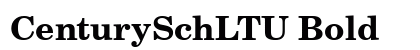 CenturySchLTU Bold Preview