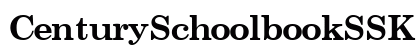 CenturySchoolbookSSK Bold font free download