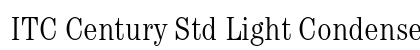 ITC Century Std Light Condensed font free download