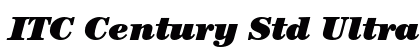 ITC Century Std Ultra Italic font free download