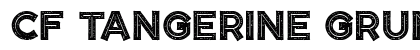 CF Tangerine Grunge Regular Font Preview