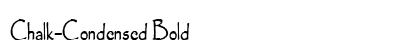 Chalk-Condensed Bold Preview