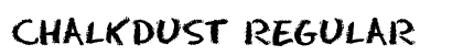 ChalkDust Regular Font Preview