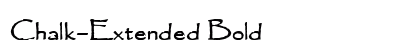 Chalk-Extended Bold Preview