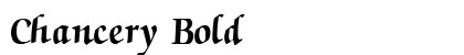 Chancery Bold Preview