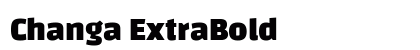 Changa ExtraBold preview