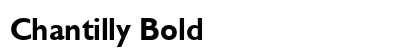 Chantilly Bold Preview