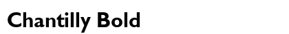 Chantilly Bold Preview