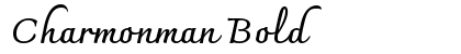 Charmonman Bold font free download