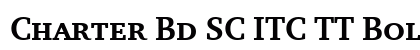 Charter Bd SC ITC TT Bold font free download