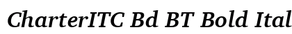 CharterITC Bd BT Bold Italic preview CharterITC Bd BT Bold Italic preview