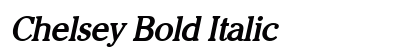 Chelsey Bold Italic preview Chelsey Bold Italic preview