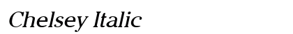 Chelsey Italic Preview