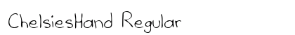 ChelsiesHand Regular font free download