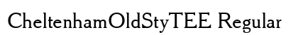 CheltenhamOldStyTEE Regular font free download