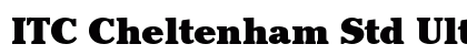 ITC Cheltenham Std Ultra font free download