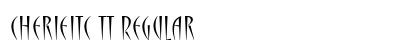 CherieITC TT Regular Font Preview