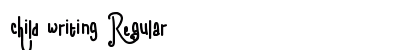 child writing Regular preview
