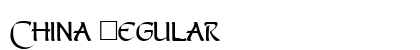 China Regular font free download