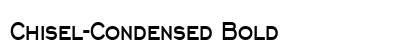 Chisel-Condensed Bold Preview