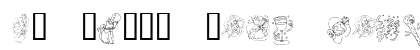 KR Party Time Dings Regular Font Preview