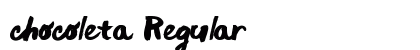 chocoleta Regular Font Preview