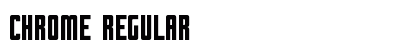 Chrome Regular Font Chrome Regular Font Preview