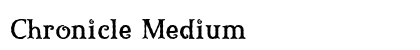 Chronicle Medium font free download