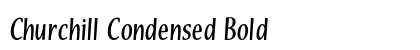 Churchill Condensed Bold font free download