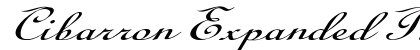 Cibarron Expanded Italic Preview