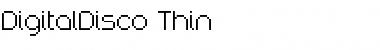 DigitalDisco Thin Font