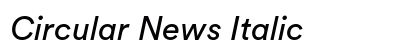 Circular News Italic Preview