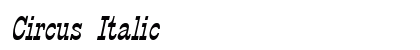 Circus Italic Preview