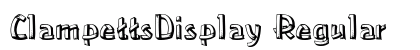 ClampettsDisplay Regular font free download