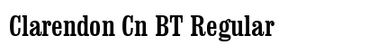 Clarendon Cn BT Regular font free download